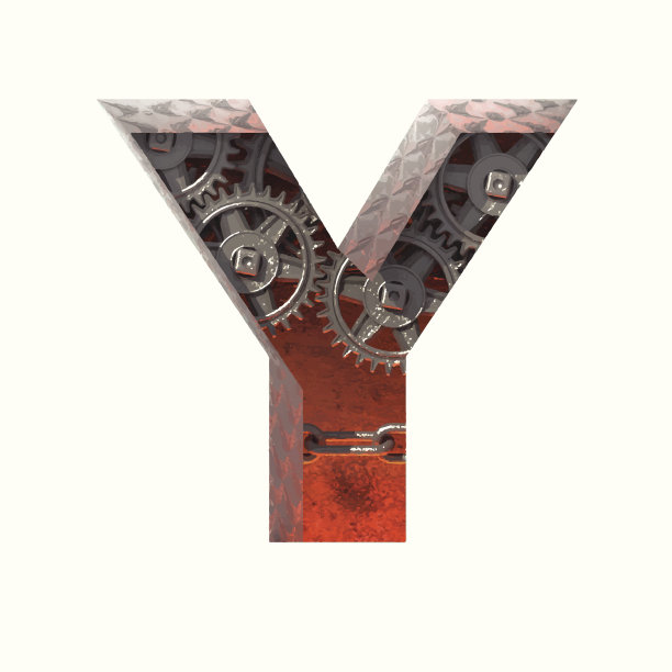 矢量齿轮切割图形y。粘贴到任何背景图片下载