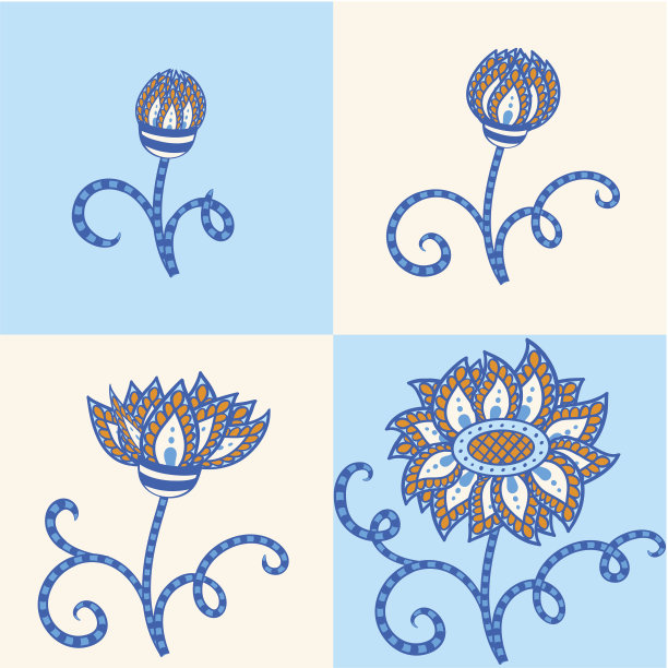 抽象的花朵图片下载