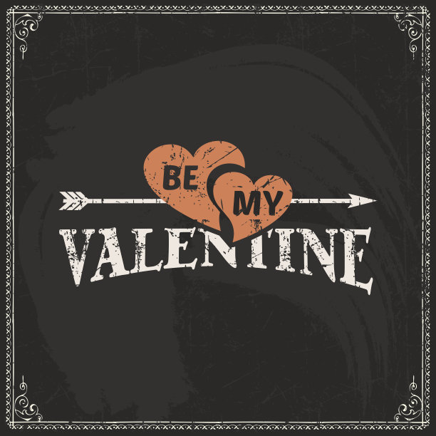 情人节矢量海报图片下载