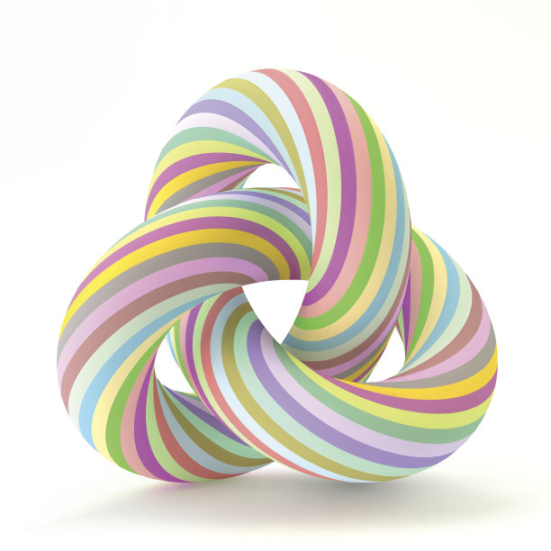 3 d抽象插图。向量模板。图片下载