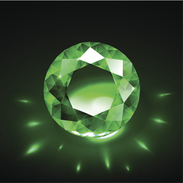 现实的翡翠向量素材图片