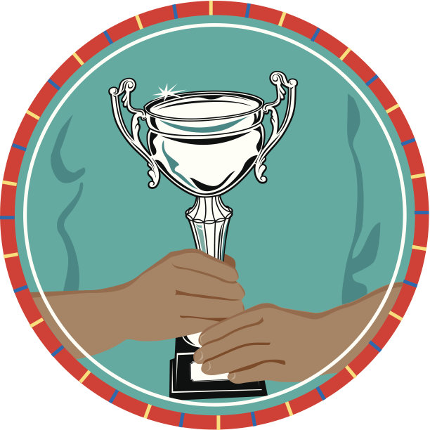 男人拿着奖杯图片下载