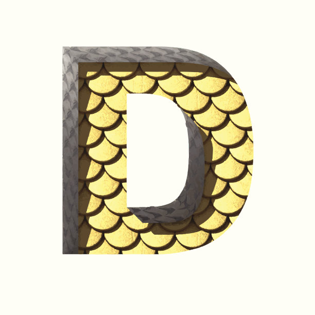 矢量金色切割图形d.粘贴到任何背景图片下载