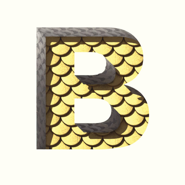 矢量金色裁剪图b.粘贴到任何背景图片下载