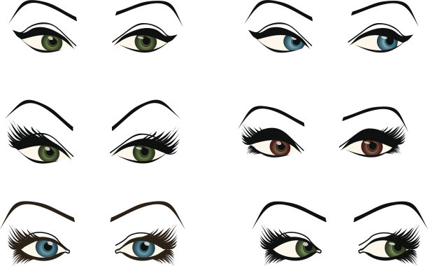 眼睛插画素材ID：108258946