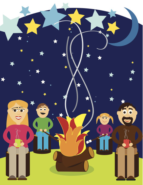 带着圣诞礼物的家庭图片下载