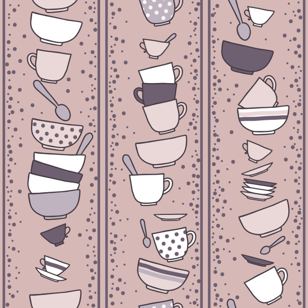 杯子和盘子图片下载