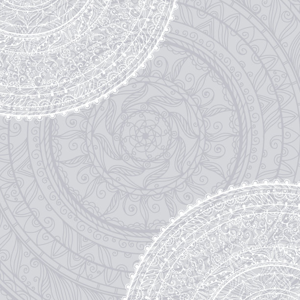 背景与抽象花卉花边装饰图片下载