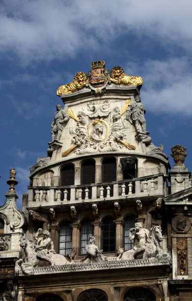 “号角”工会大厦，大广场，布鲁塞尔，比利时。图片下载