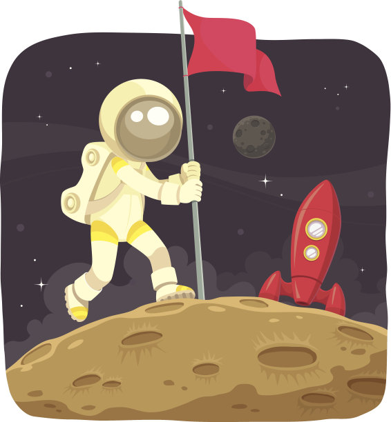 太空冒险家素材图片