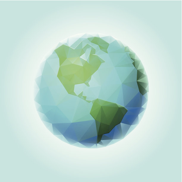 多边形世界范围图片下载