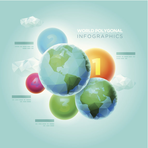多边形世界信息图片下载