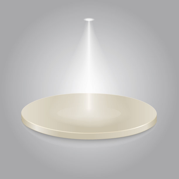 明亮的舞台与聚光灯图片下载