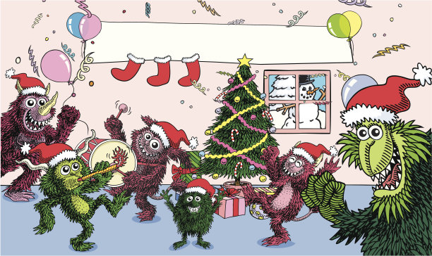 怪物的圣诞节图片下载
