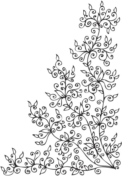 花卉装饰图案CCCXXV图片下载