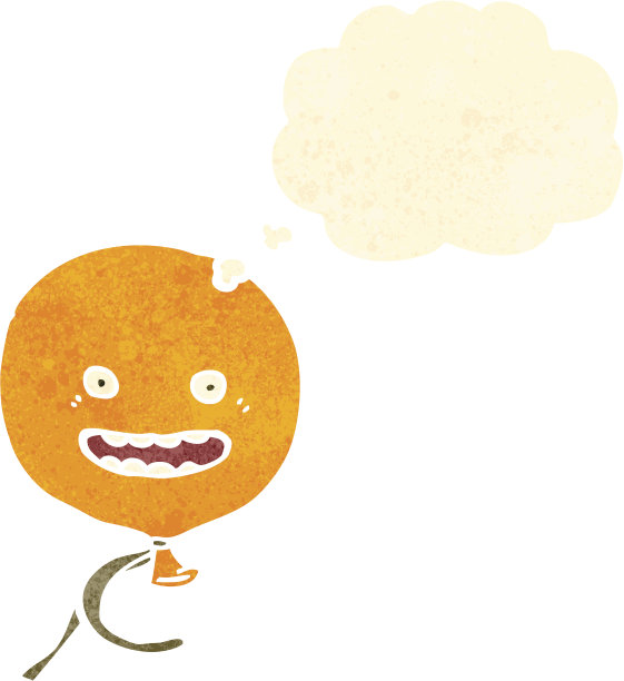 复古的卡通气球图片下载