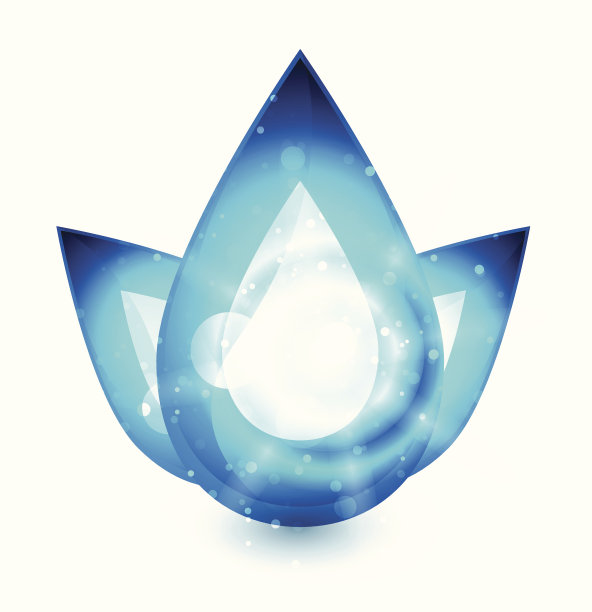 矢量水滴概念图片下载