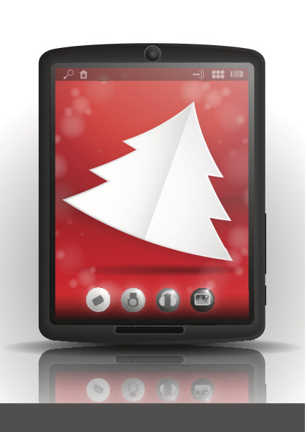 平板电脑和手机。图片下载