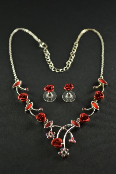 项链和耳环图片下载