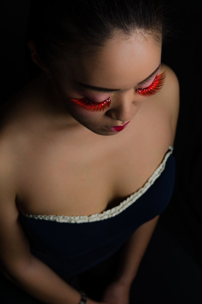 看看我的睫毛图片下载