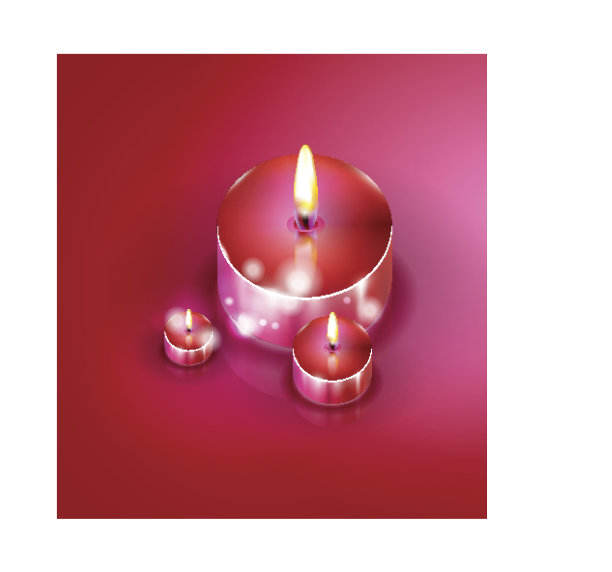 圣诞蜡烛图片下载