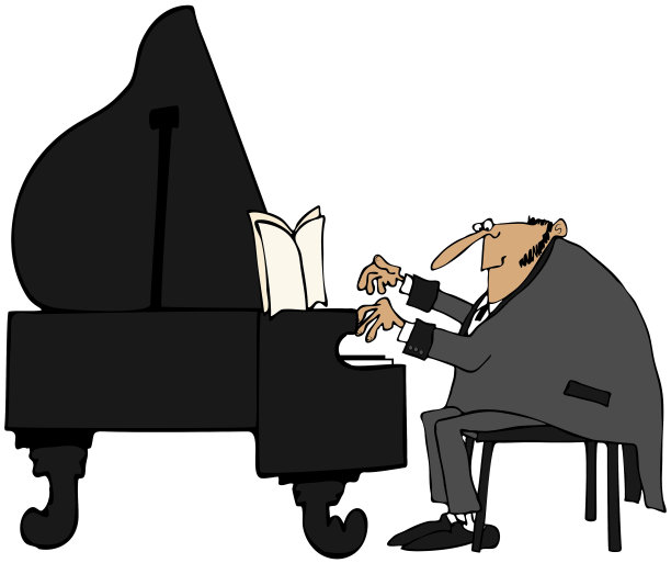 钢琴家在反面图片下载