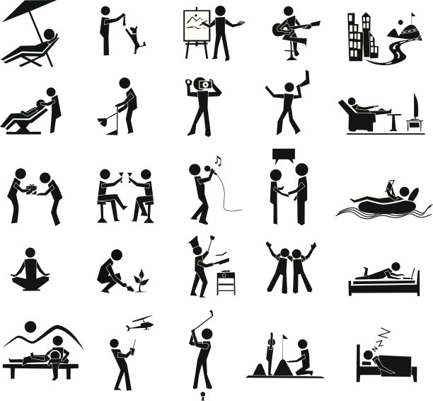 放松的图标图片下载