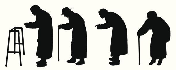 矢量剪影阅读图片下载