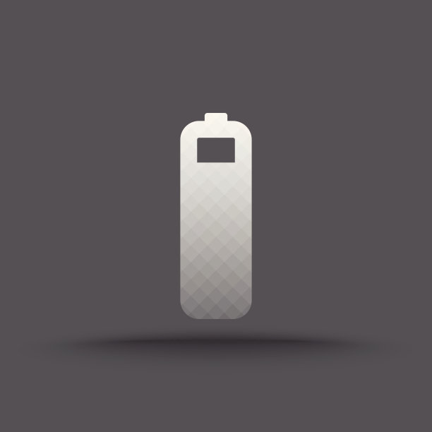 透明电池图标矢量图片下载