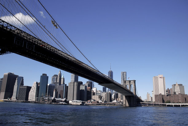 纽约布鲁克林大桥图片下载