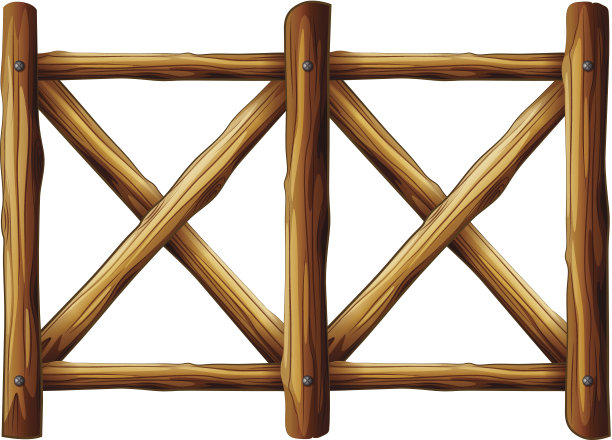 木栅栏的设计图片下载