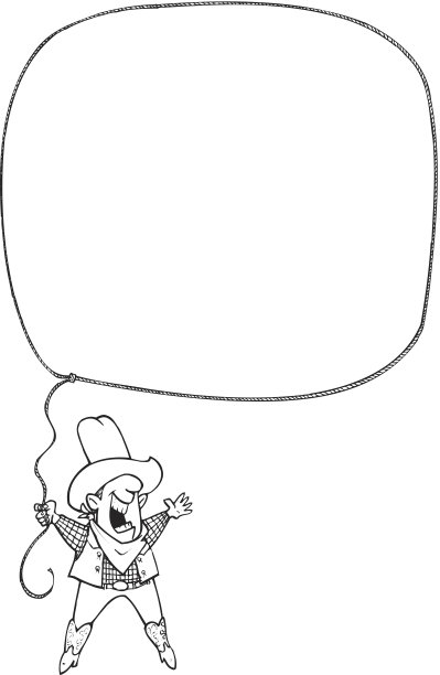 牛仔套索榫接图片下载