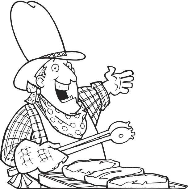 牛仔烧烤图片下载