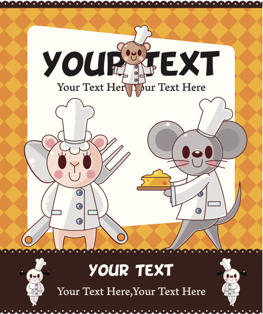 动物厨师卡图片下载