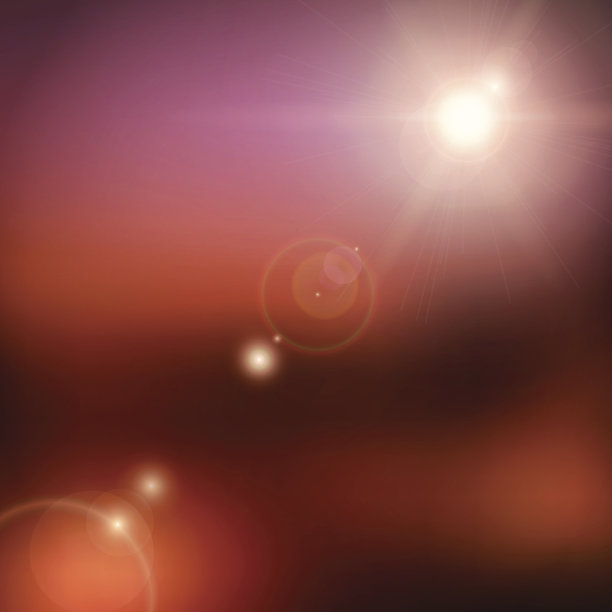 抽象模糊日落矢量背景图片下载