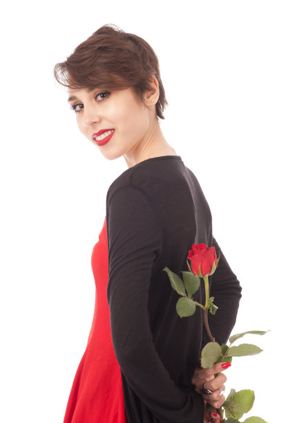 惊喜地送玫瑰图片下载