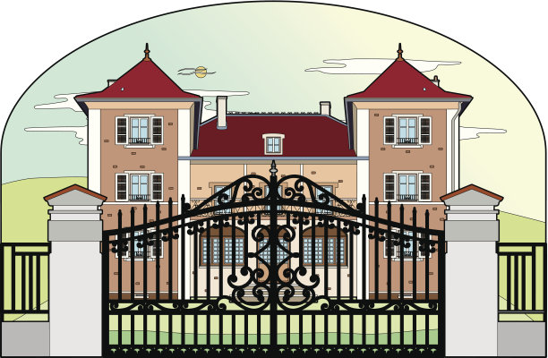 非常漂亮的粉色城堡图片下载