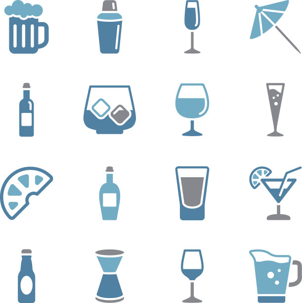 酒精图标-颜色图片下载