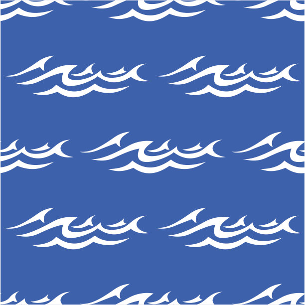 无缝模式与水波素材图片