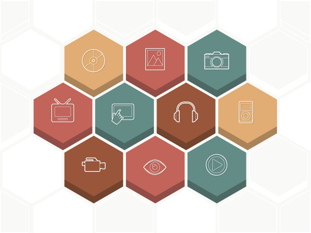 向量多媒体图标图片下载