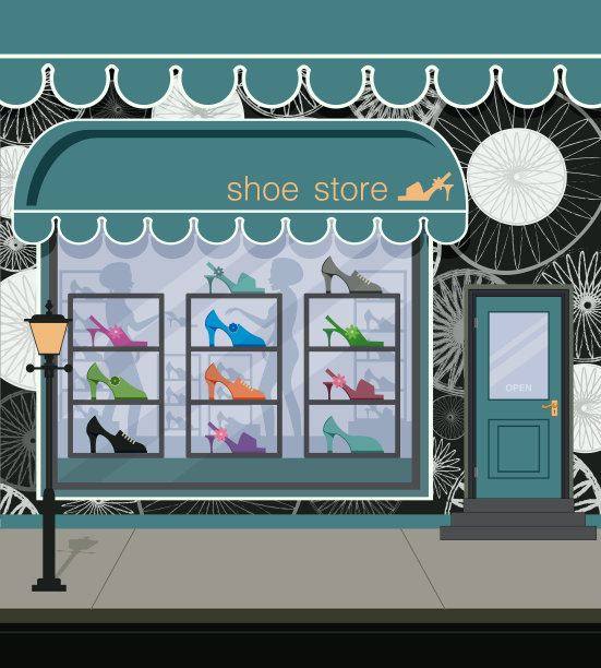 鞋店图片下载