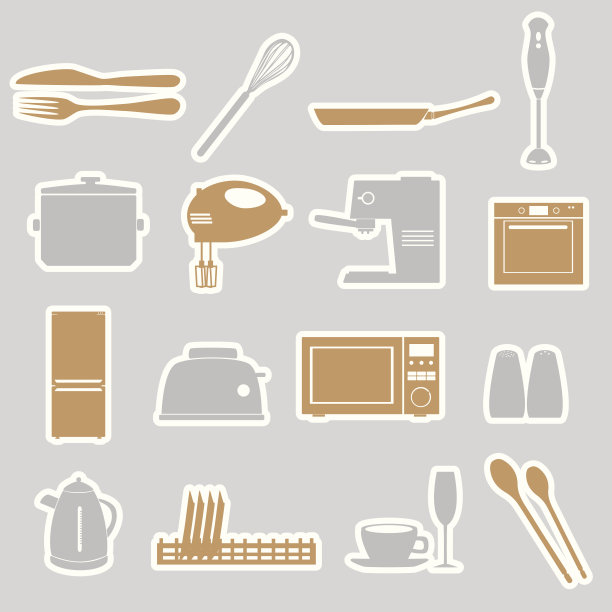 厨房贴纸套装10图片下载