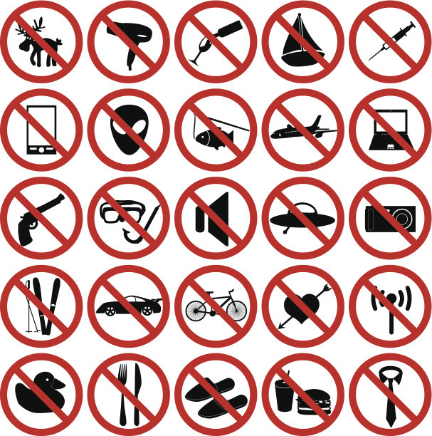 限制标志设置eps10图片下载