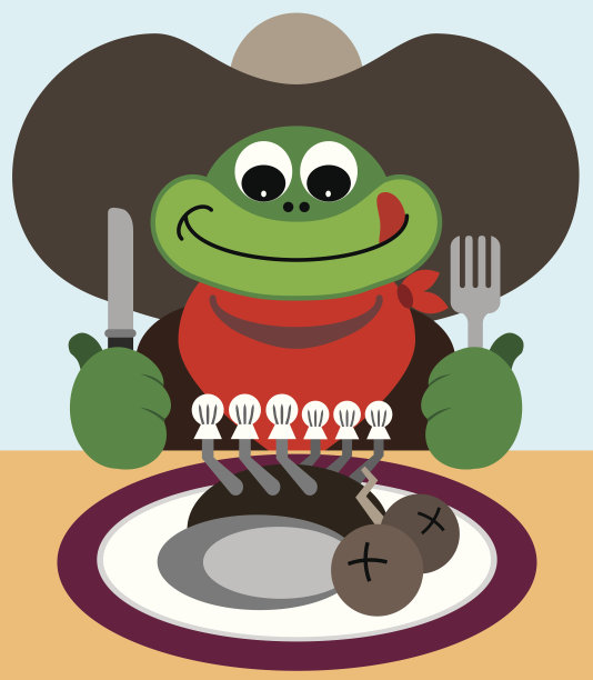 牛仔的青蛙图片下载