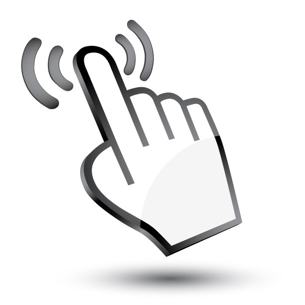 光标手3d图标图片下载