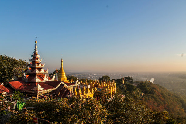 缅甸的曼德勒山图片下载