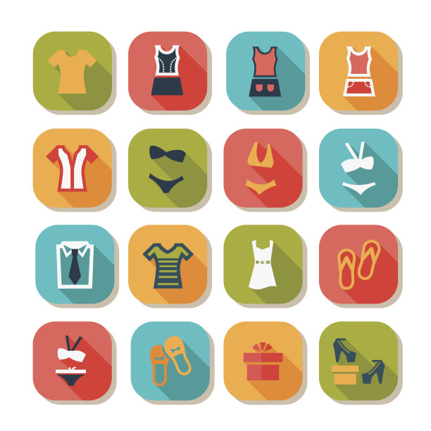 平面时尚服装图片下载