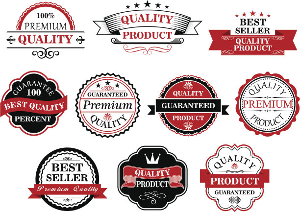 零售业务的复古标签和横幅图片下载