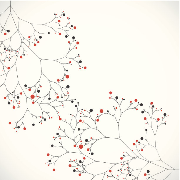 抽象的树。向量的背景图片下载