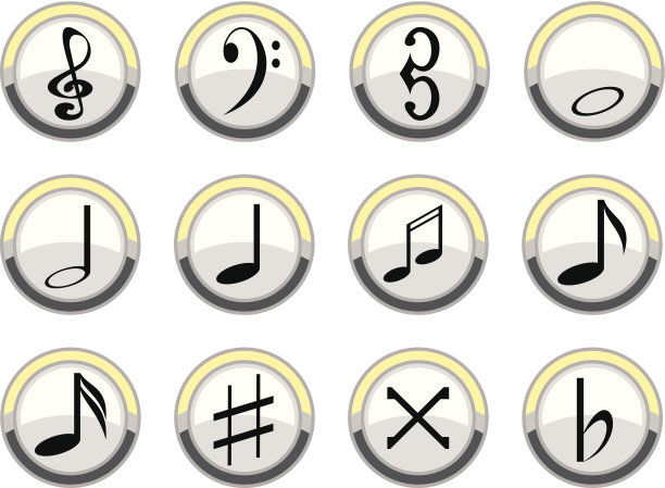 向量的音乐符号图片下载